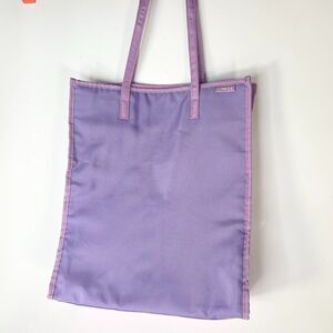 Clinique MakeUp Cosmetic Travel Carry Tote Bag Storage Lavender Purple New